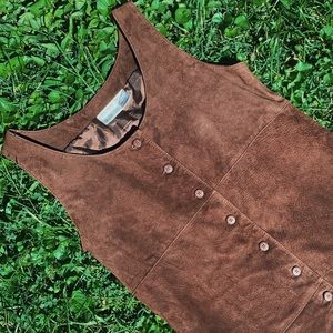 Vintage leather dress